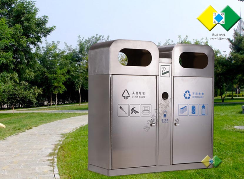 不锈钢垃圾桶112